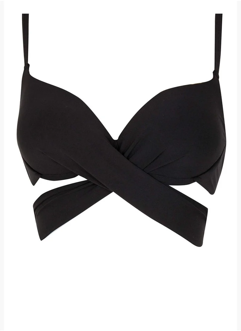 ديفاكتو Regular Fit Strappy Padded Bikini Top