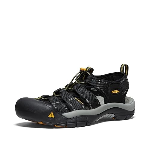 KEEN Men's Newport H2 Closed Toe Water Sandals,Black/Black,9.5 - Image 4