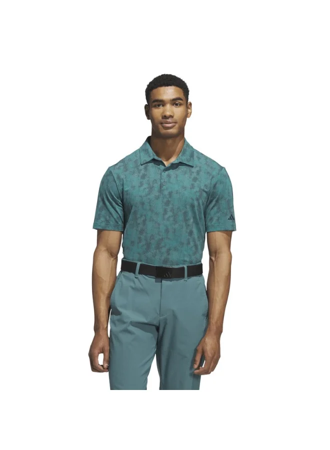 Adidas Ultimate365 Textured Print Polo Shirt