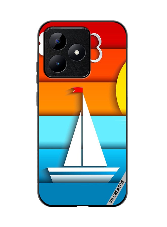 VR CREATIVE Protective Case Cover For Realme C53 Boat Design Multicolour - Image 1