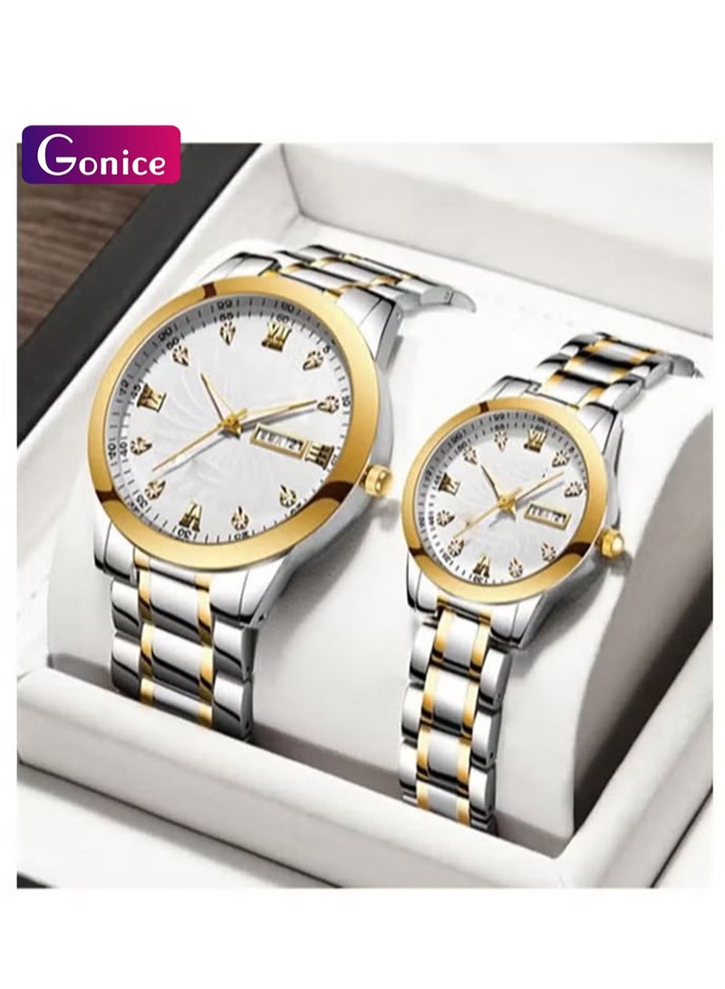 جونيس رجل ساعة سيدة ماء فاخر - Image 1