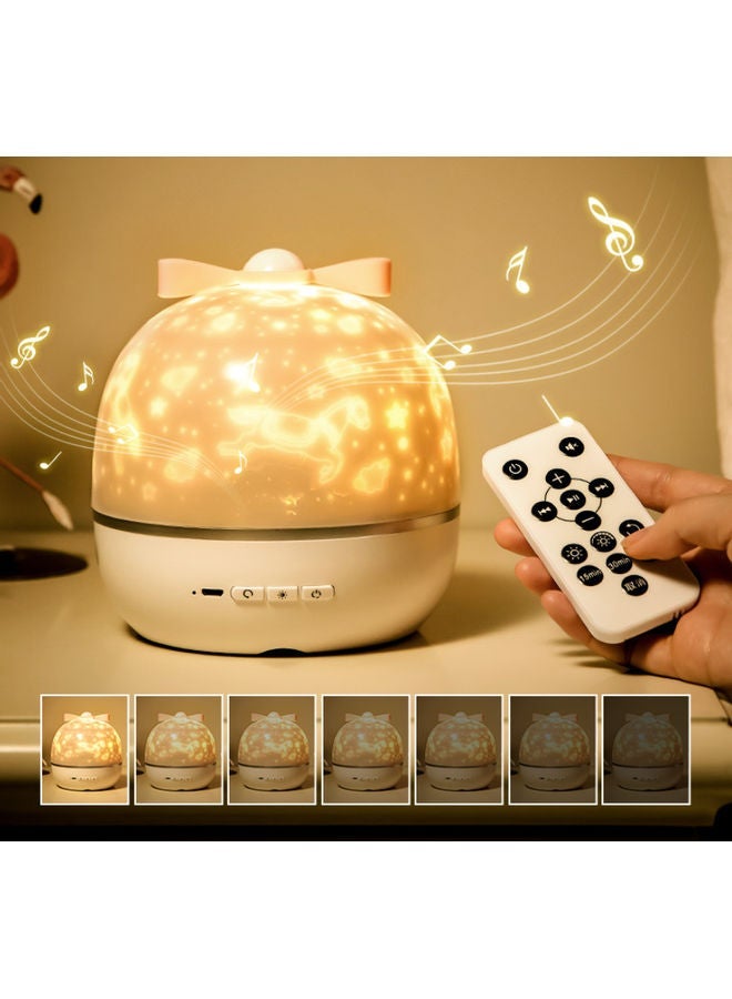 NIBEMINENT Starlight Night Light Warm White 3.1x13.1x13.9cm - Image 4