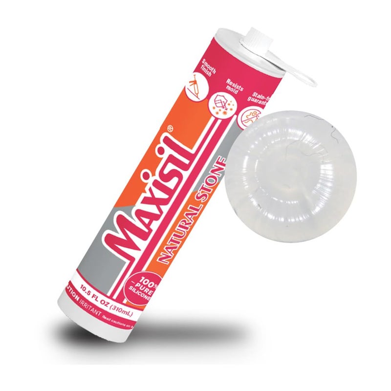 Natural Stone Silicone Sealant 10.4 oz - N1 Clear, RDX1001CL