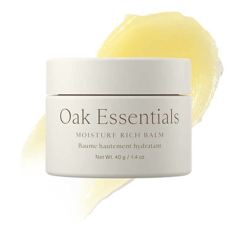 Oak Essentials Moisture Rich Balm | Nourishing Face Balm with Sea Buckthorn & Borage Seed Oil to Help Support Collagen and Deep Hydration, 1.4 Oz - Image 1