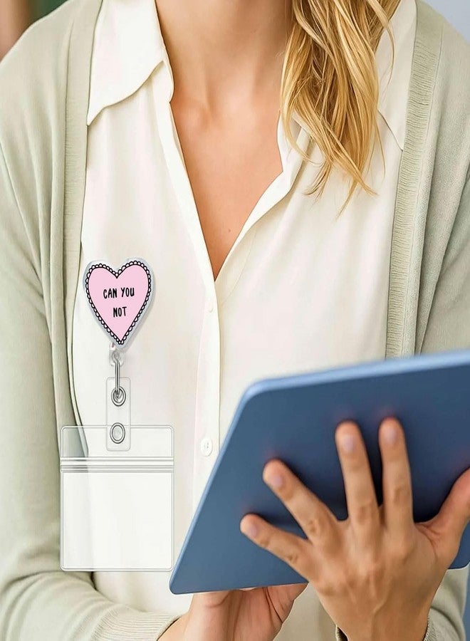 963RW Funny Nurse Badge Reel Retractable ID with Clip, Medical Badge Holder for Nurses Station Psychiatry ER ED RN Social Workers Psychologist Physician Front Desk Receptionist - Image 4