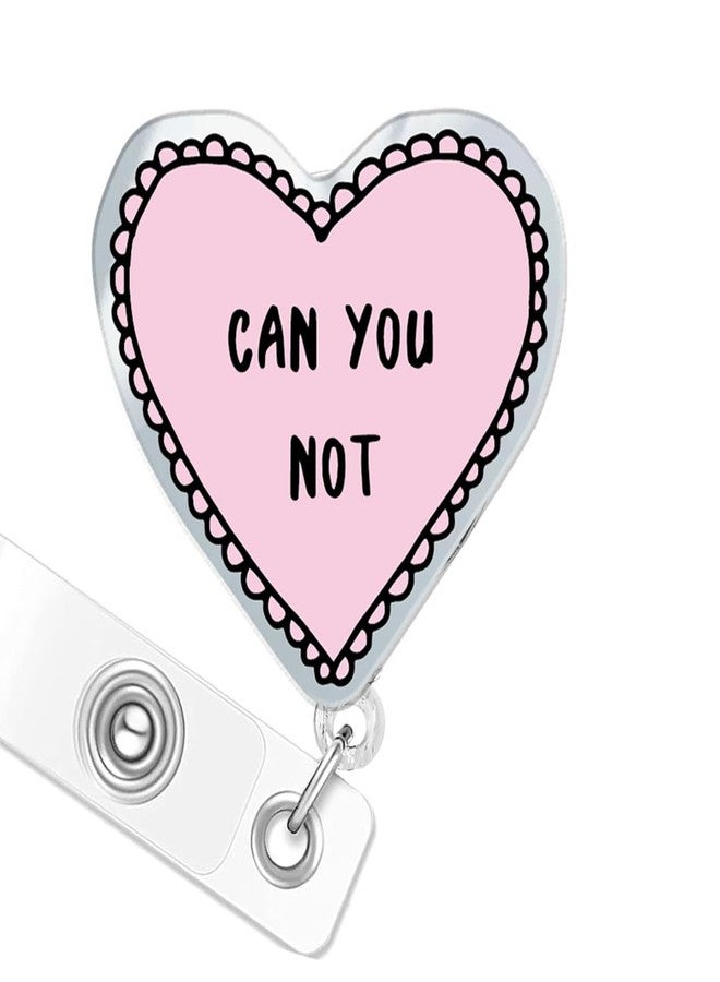 963RW Funny Nurse Badge Reel Retractable ID with Clip, Medical Badge Holder for Nurses Station Psychiatry ER ED RN Social Workers Psychologist Physician Front Desk Receptionist - Image 1