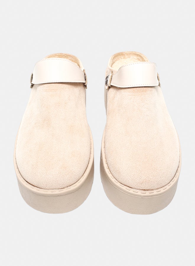Glitter Women Slippers - Beige - Image 3