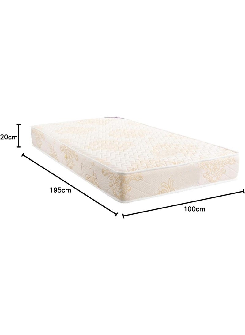 Orthopedic Mattress 100×195×20 cm – Supportive Bed Mattress for Comfortable Sleep, Breathable Design with Balanced Body Support for Daily Use - Image 2