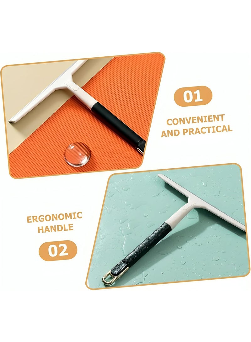 MOMENT Professional Floor Squeegee with Long Handle, 25 * 30 CM Multi-Purpose Water Wiper, Large Heavy Duty Squeegee for Floor, Bathroom, Shower, Window, Glass Cleaning, Tiles, Garage, Deck - Image 4