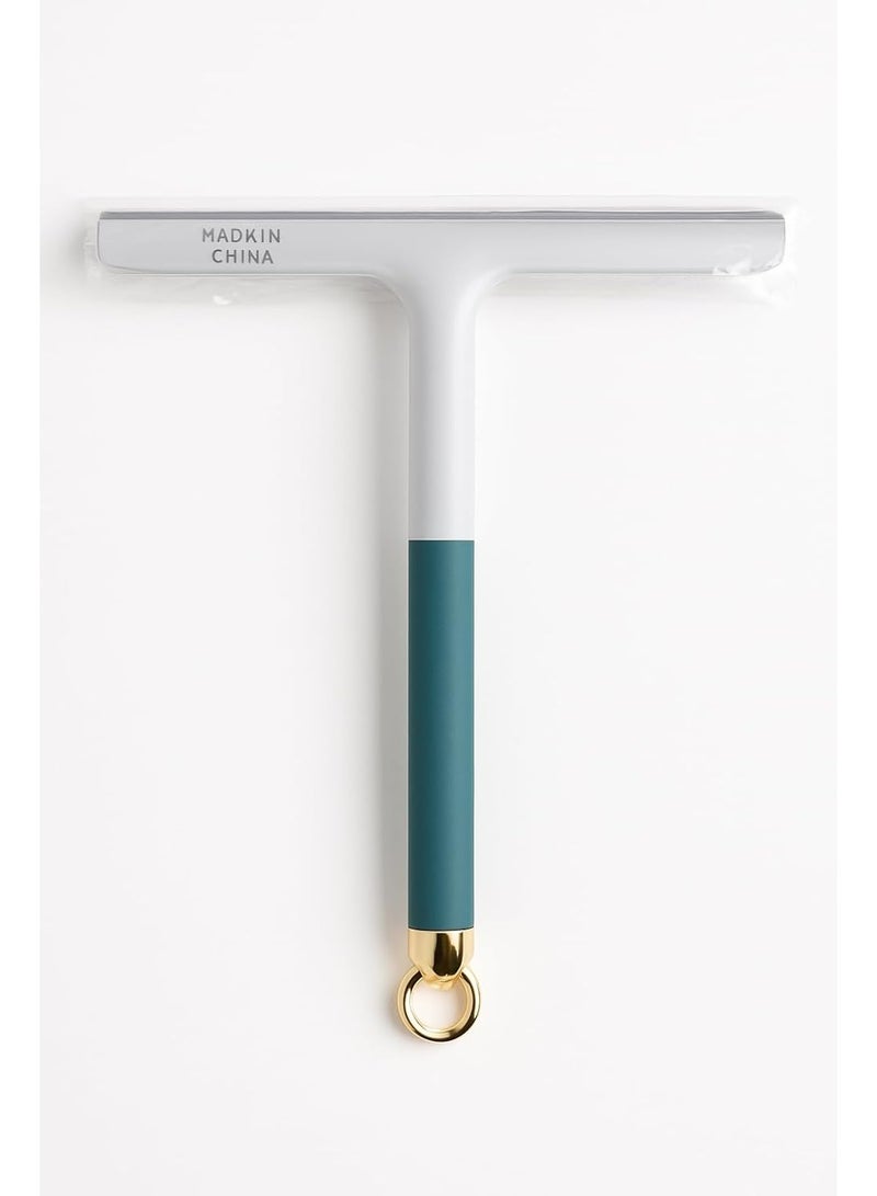 MOMENT Professional Floor Squeegee with Long Handle, 25 * 30 CM Multi-Purpose Water Wiper, Large Heavy Duty Squeegee for Floor, Bathroom, Shower, Window, Glass Cleaning, Tiles, Garage, Deck - Image 1