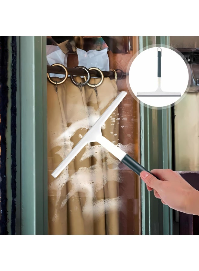 MOMENT Professional Floor Squeegee with Long Handle, 25 * 30 CM Multi-Purpose Water Wiper, Large Heavy Duty Squeegee for Floor, Bathroom, Shower, Window, Glass Cleaning, Tiles, Garage, Deck - Image 3