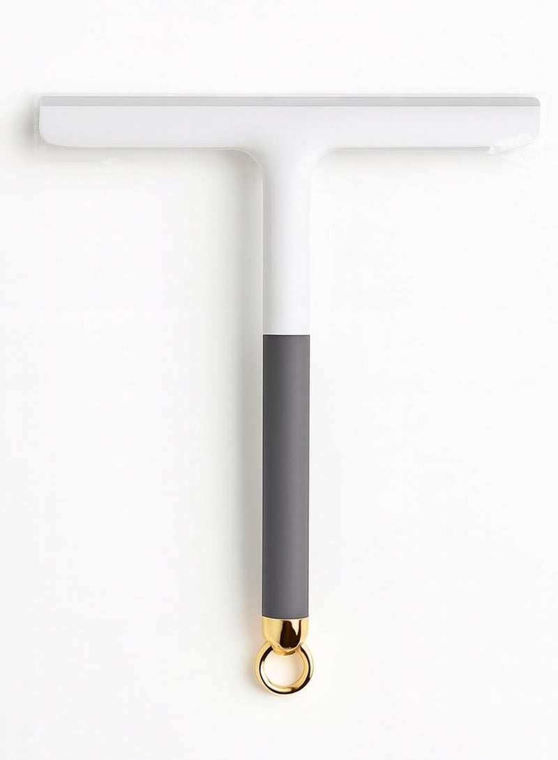 MOMENT ممسحة أرضية مهنية MOMENT بمقبض طويل، 25 * 30 سم، ممسحة مياه متعددة الاستخدامات، ممسحة ثقيلة كبيرة للأرضيات، الحمام، الدش، النوافذ، تنظيف الزجاج، البلاط، المرآب، السطح - Image 1