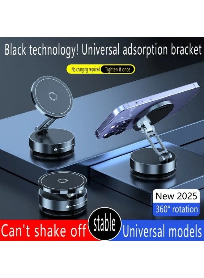 A powerful magnetic car phone holder that does not require charging - foldable 360° rotation and multi-angle adjustment, ABS material design, firmly fix the phone, universal car pendant, one-handed operation and adjustable magnetism, suitable for car/bathroom/gym/kitchen multi-scene applications - Image 5