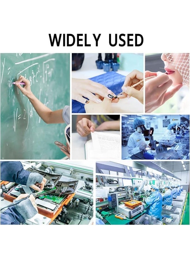 100PCS,Disposable Thickened Wear-resistant Non-slip Latex Finger Cots for Beauty, Acne Removal, Packing, Snacking, Nail Art, and Microblading - Image 5