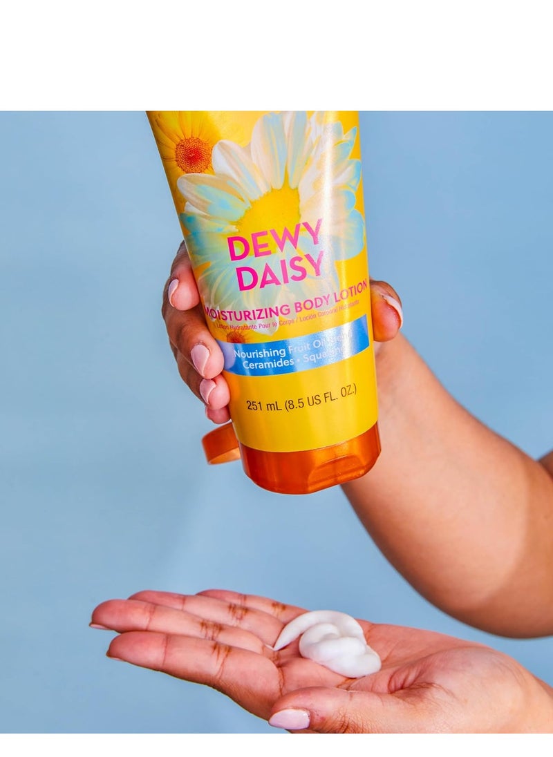 Tree Hut Tree Hut Dewy Daisy Moisturizing Body Lotion | Ceramide and Squalene Formula Helps Protect Skin | Long-lasting Hydration Leaves Skin Feeling Soft & Moisturized | 8.5 fl oz.  - Image 4