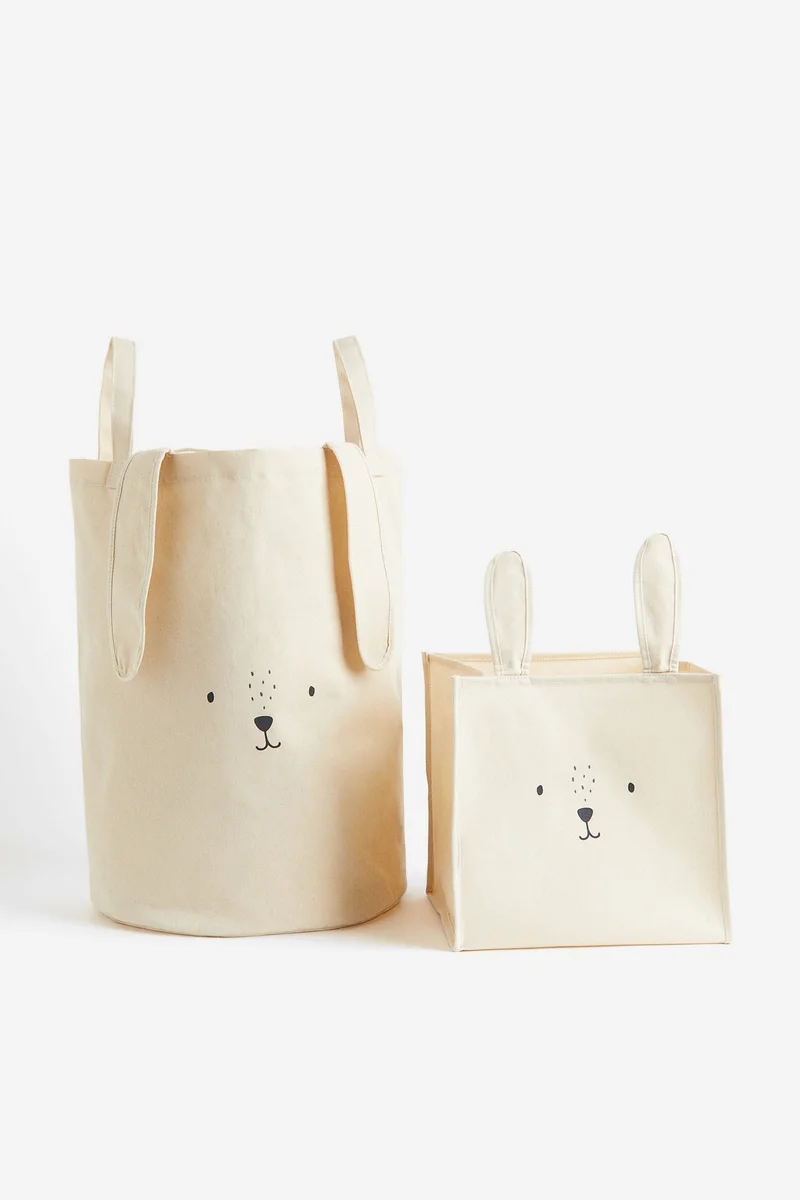 اتش اند ام سلة تخزين من القطن