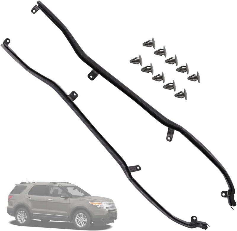 Getfarway شريط عزل الطقس الخلفي لجهاز Getfarway BB5Z-7825324-B BB5Z-7825325-B متوافق مع فورد إكسبلورر 2011 2012 2013 2014 2015 2016 2017 2018 2019 شريط عزل الطقس الأمامي لفورد - Image 1