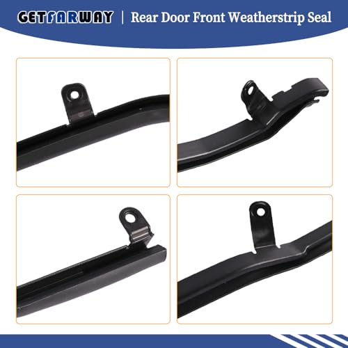 Getfarway شريط عزل الطقس الخلفي لجهاز Getfarway BB5Z-7825324-B BB5Z-7825325-B متوافق مع فورد إكسبلورر 2011 2012 2013 2014 2015 2016 2017 2018 2019 شريط عزل الطقس الأمامي لفورد - Image 5