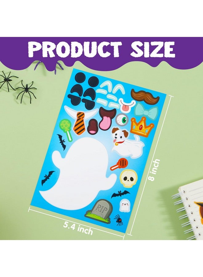 JOYIN 36 PCS Halloween Craft Stickers for Kids Party Favor, Make a Face Stickers with Designs Witch Vampire, DIY Craft Supplies for Halloween Party Game Classroom Activities Gift Goodies - Image 5