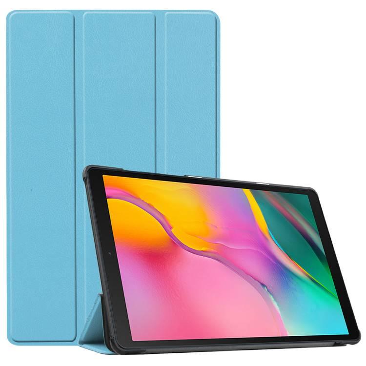AD حافظة سامسونج تاب قابلة للطي متوافقة مع Samsung Galaxy Tab S9 / Samsung Galaxy Tab A8 باللون أزرق مع غطاء حماية ووظيفة حامل وحمل يومي للتابلت بوظيفة حامل باللون الأزرق Samsung Tab. - Image 1