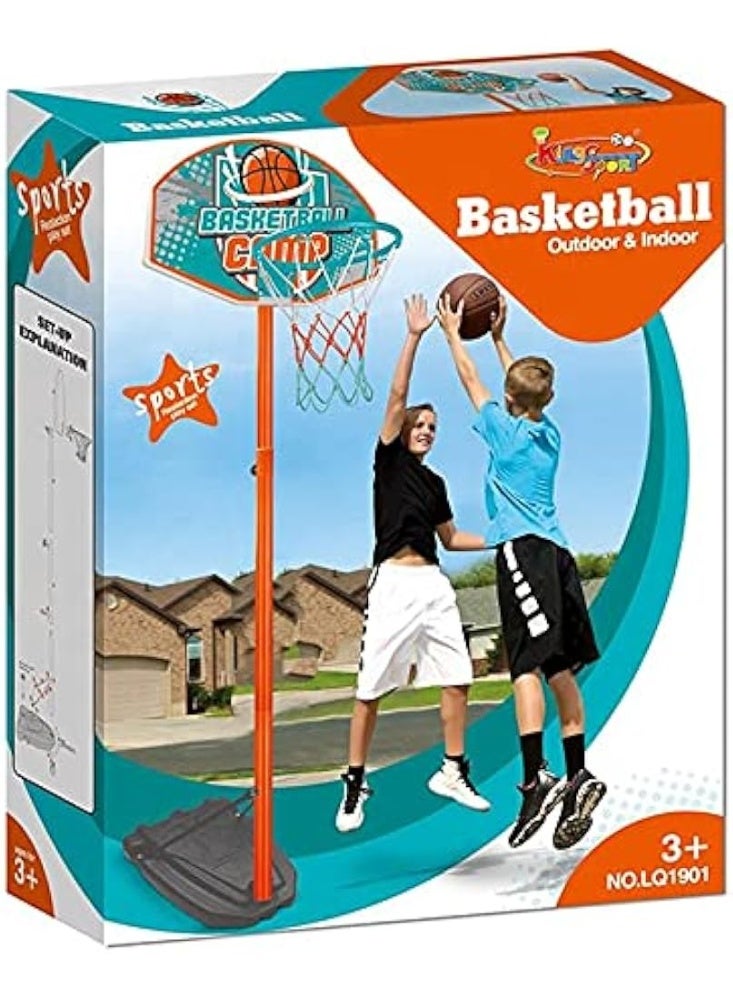 King Sport Adjustable Indoor and Outdoor Basketball Stand - Perfect for Young Players - Image 2