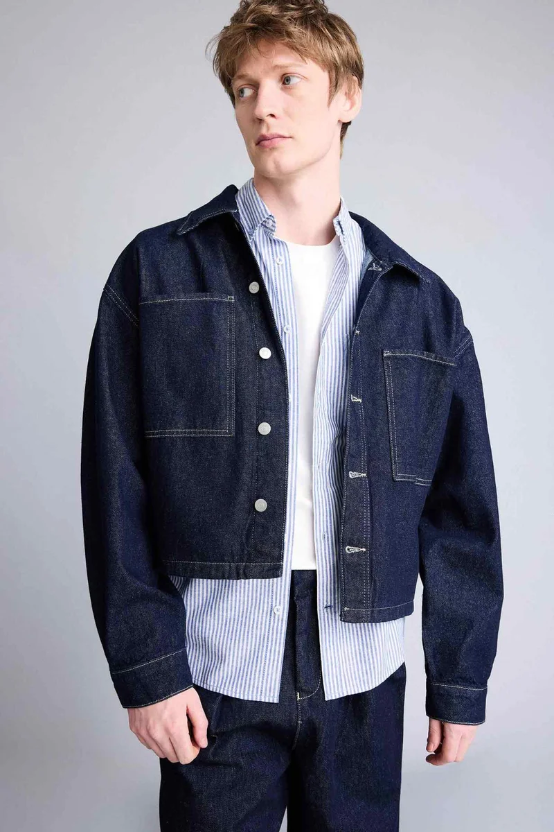 ديفاكتو Cotton Oversize Jacket