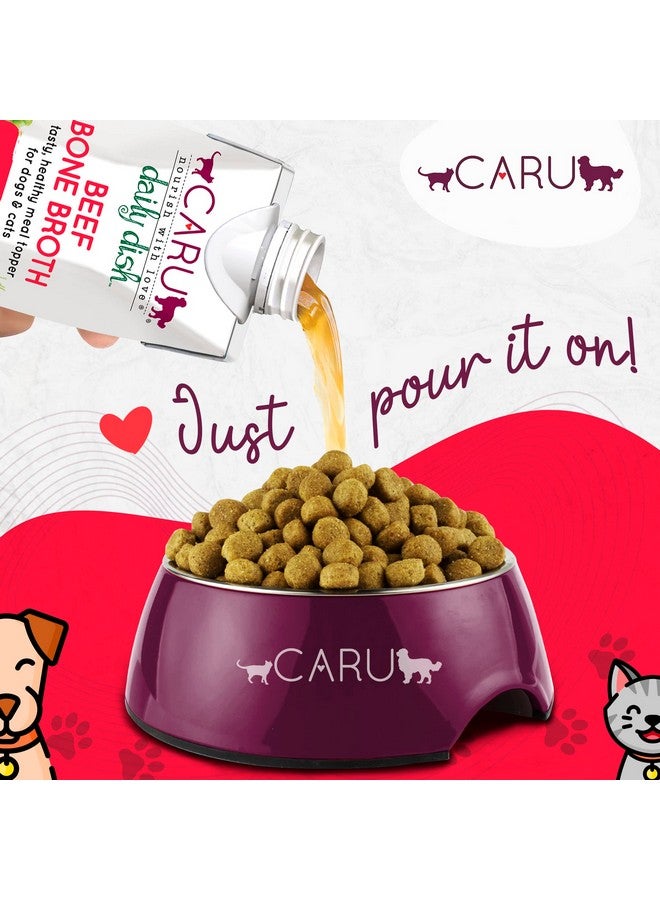 كارو وجبة طعام كارو اليومية من مرق لحم البقر للكلاب والقطط - 1.1 رطل. - Image 2