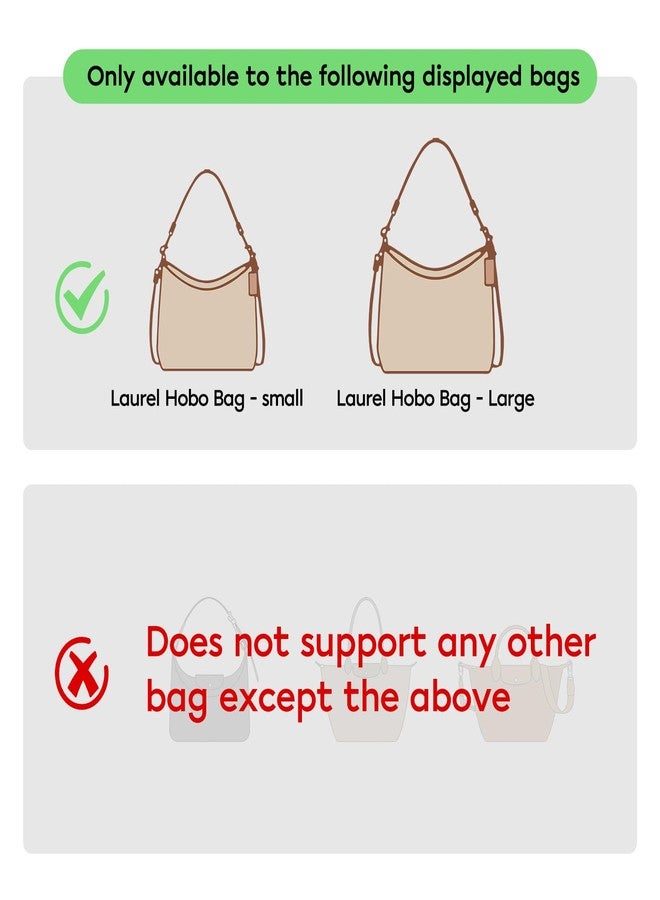 GIVLEFLY Purse Organizer Insert Fit for Laurel Large Size Tote Bag Organizer Insert with Cup Holder, Light Weight Purse Liner with Built-In Zipper Pocket (Beige Lining,Large) - Image 3