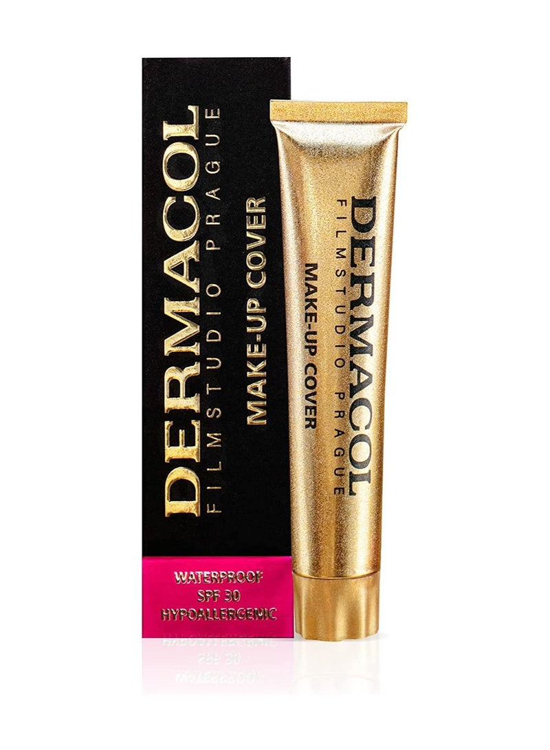 Dermacol Full Coverage Foundation Long Lasting Waterproof Makeup Cover Cream SPF30