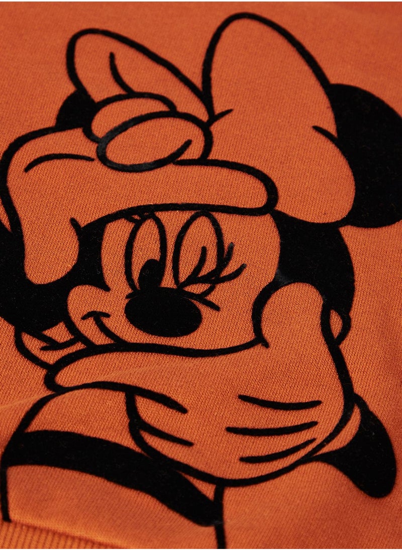 MANGO - Kids Minnie Mouse Sweatshirt - Image 1