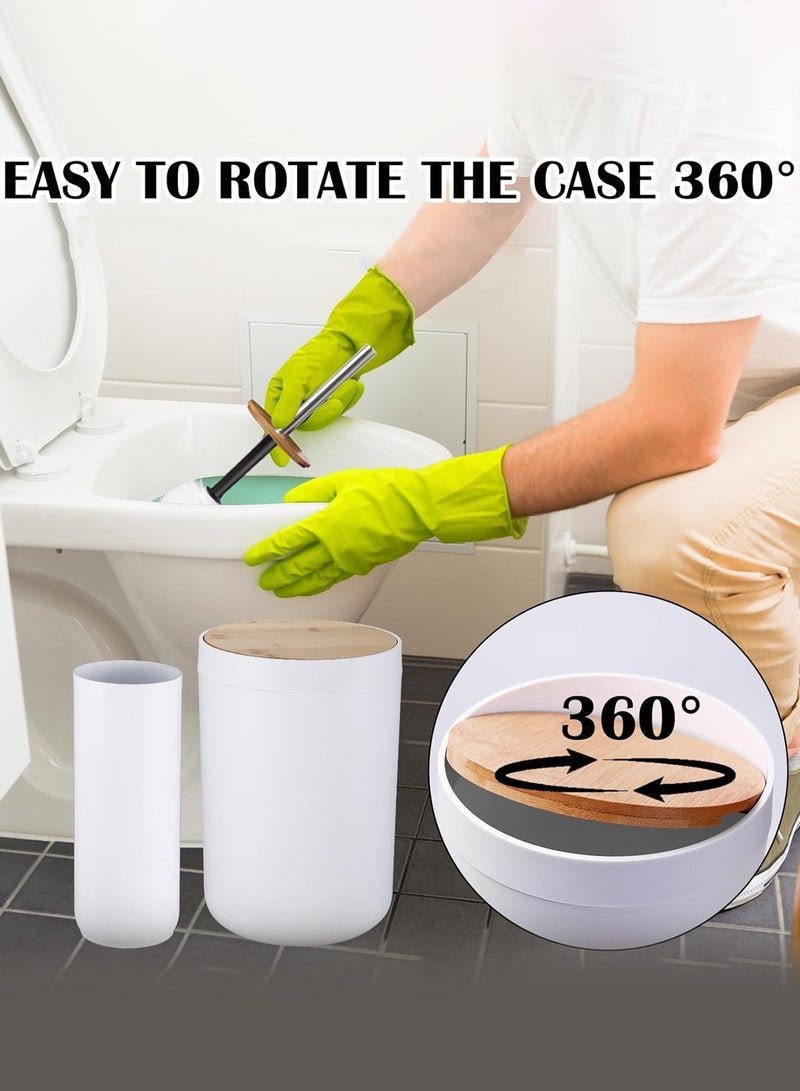 ليوكور طقم إكسسوارات حمام مكون من 6 قطع باللون الأبيض - Image 4