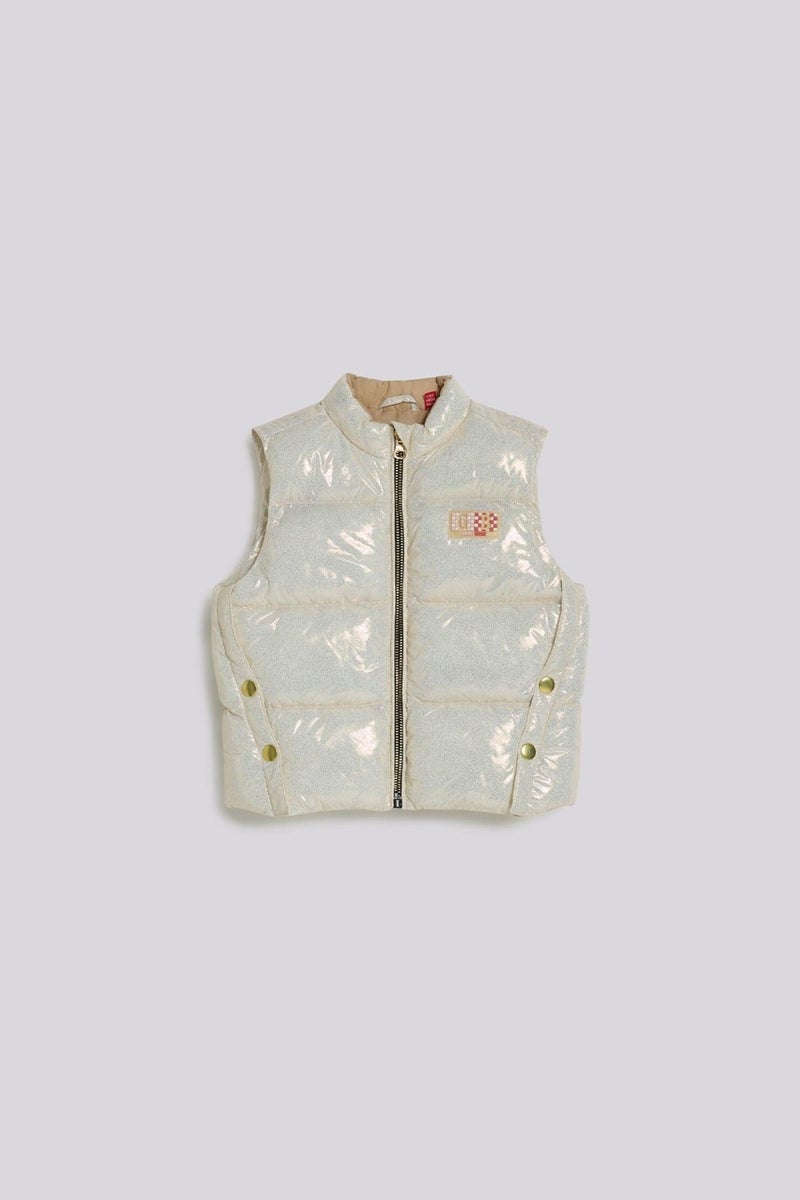 GB Baby Bg Store Baby Girl Gold Vest - Image 1