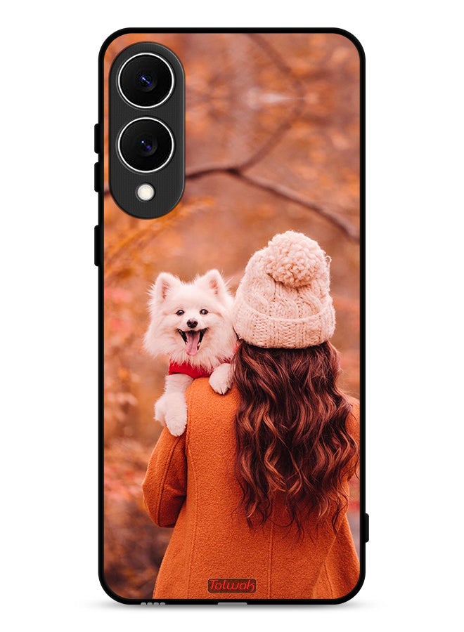 Tolwak Samsung Galaxy S25 Edge Protective Case Cover Holding Puppy - Image 1