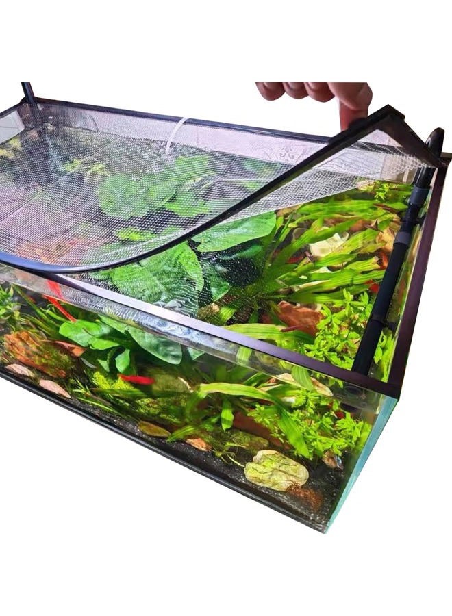 NestBasics Magnetic Aquarium Anti-Jumping net Cover mesh to Protect Fish Jumping Out of Fish Tank - Image 1