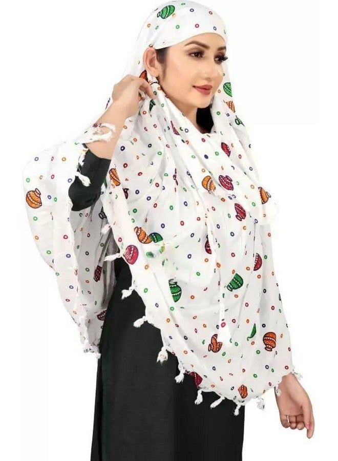 eloska world eloska world Cotton Scarf, Soft Scarves Stoles for Summer & Winter for Women & Girls. - Image 3
