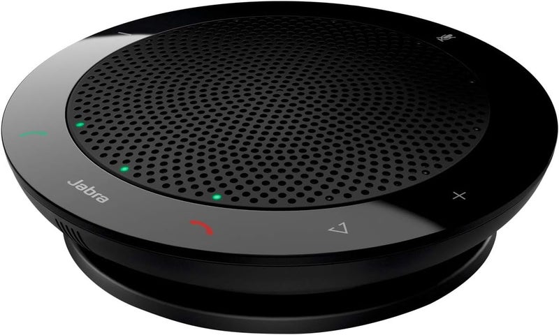 Jabra Speak 410 Speaker Phone - Unified Communications Optimised Portable Conference Speaker with USB - Plug-And-Play Connectivity with Computers - Image 1