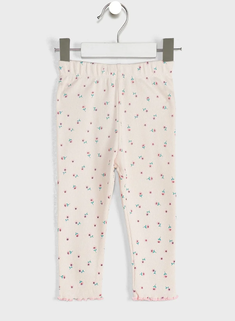 MINOTI Infant Printed Ribbed Leggings