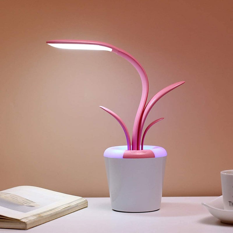 Kresal Adjustable LED Touch Control USB Charging Clivia Table Lamp MultiFunctional Reading Light EyeProtection Desk LightMulti Color - Image 1