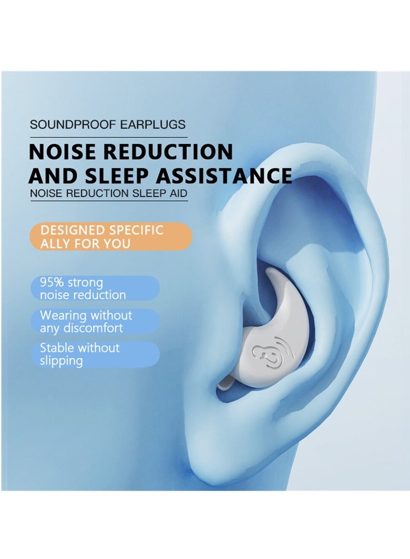AROAQ Ear Plugs, High Fidelity Reusable Silicone Noise Cancelling Earplugs, Soft Silicone Reusable Earplugs For Swimming, Sleeping, Diving, Noise Sensitivity & Flights, Green - Image 2
