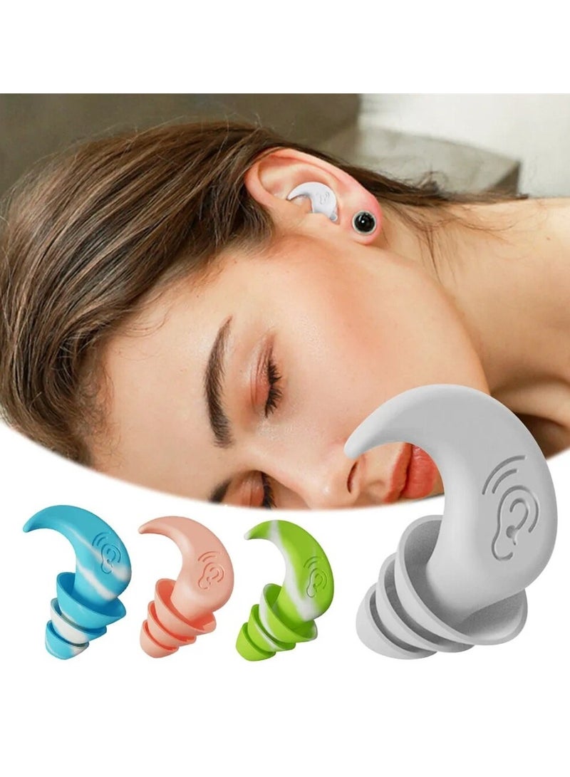 AROAQ Ear Plugs, High Fidelity Reusable Silicone Noise Cancelling Earplugs, Soft Silicone Reusable Earplugs For Swimming, Sleeping, Diving, Noise Sensitivity & Flights, Green - Image 4