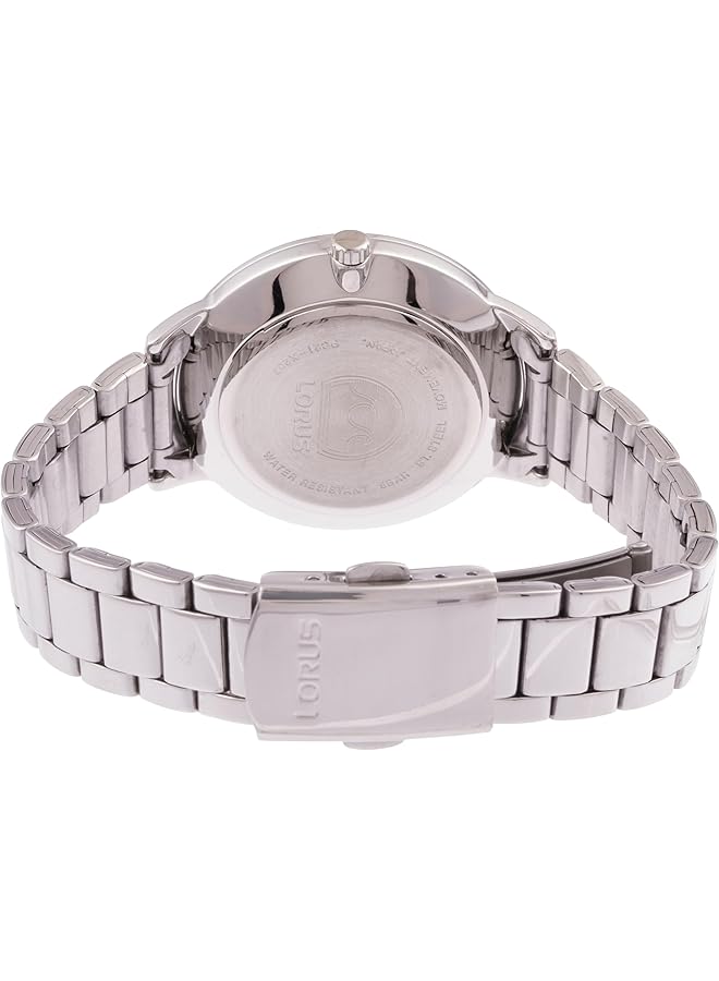 LORUS White sunray dial analog Quartz Stainless steel watch for Women RG231TX9 - Image 2