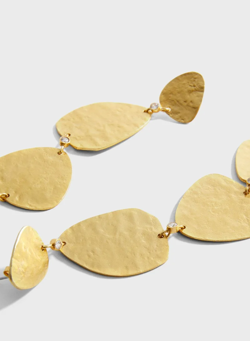 MANGO Lucena Drop Earrings
