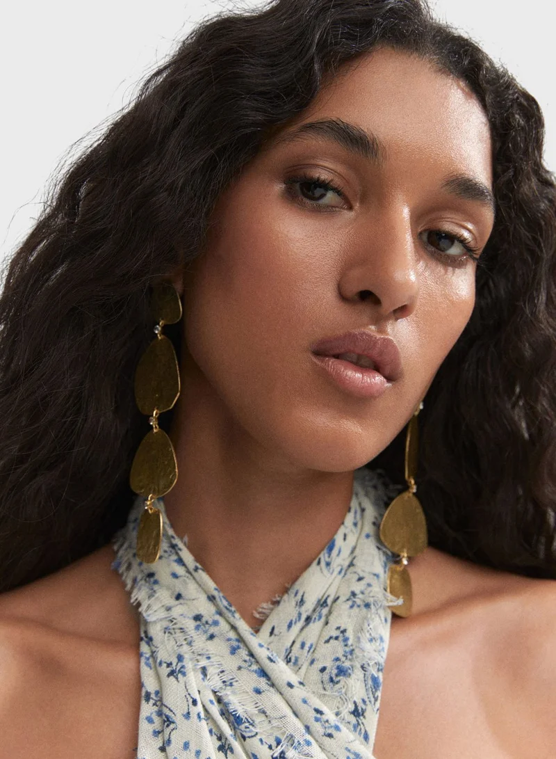 MANGO Lucena Drop Earrings