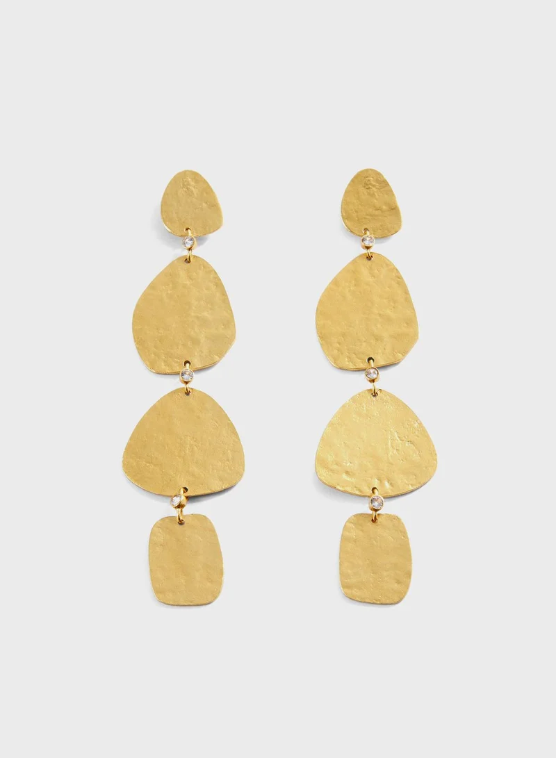 MANGO Lucena Drop Earrings