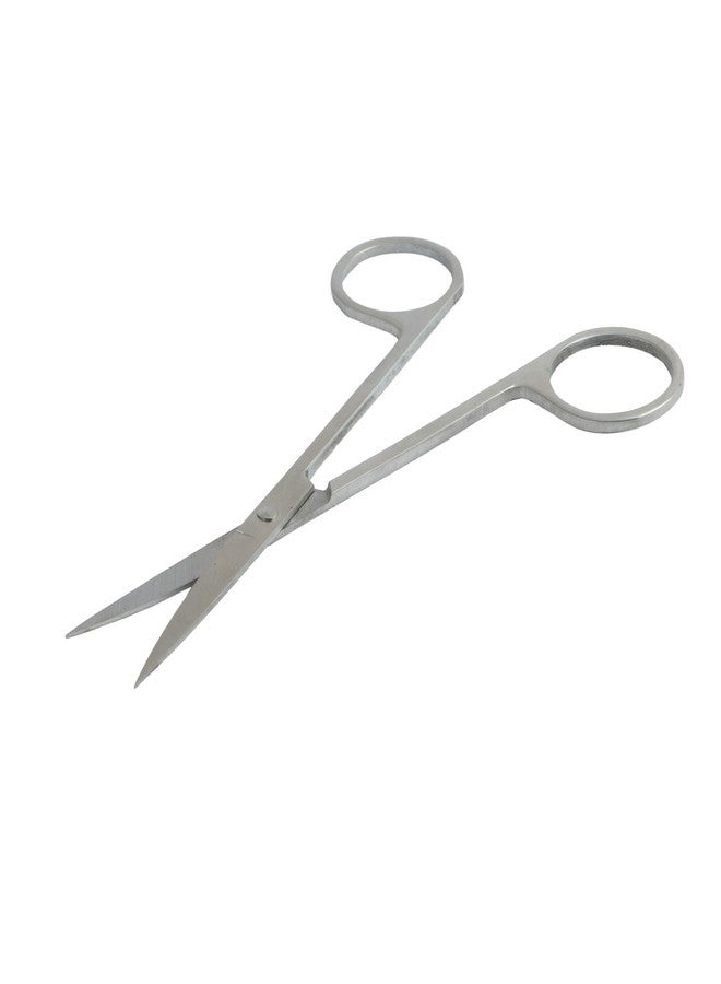 BOSCO Small Manicure All Purpose Silver Scissor for Fingernails, Moustache, Beard, Eyebrow and Toenails, Stainless Steel for Men and Women - Image 3