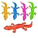 Ganjiang 5Pack Super Stretch Sticky Lizard Mochi Squishy ToysSoft Stress Relief Fidget Toys Goodie Bag StuffersClassroom PrizesBirthday GiftsParty Favors Transparency Series - Image 2