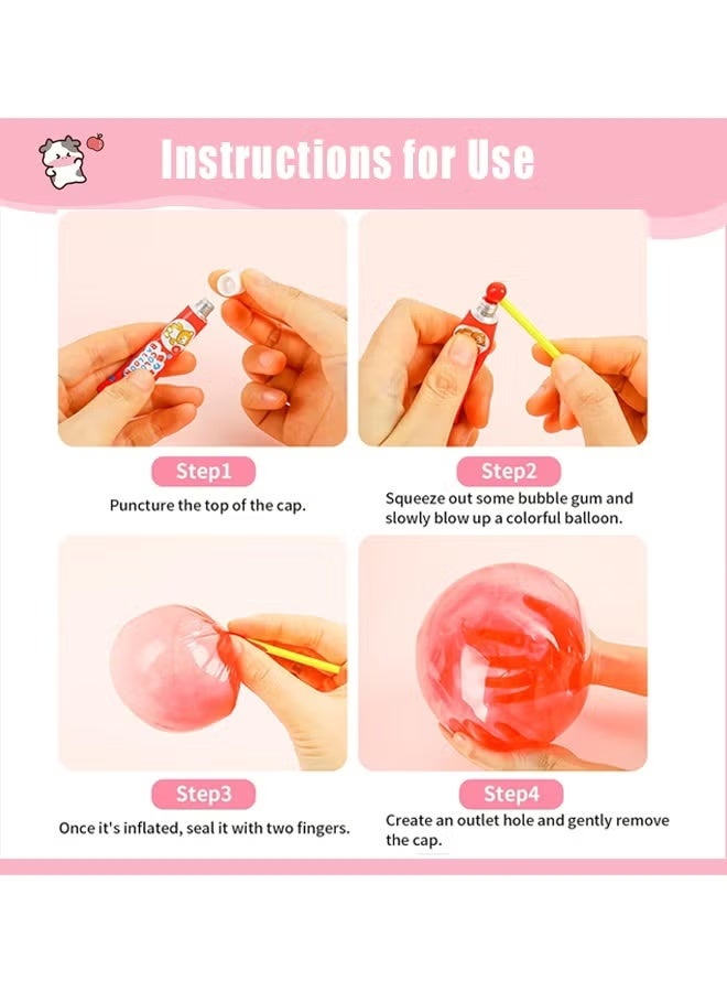 Arabest 20PCS Blow Plastic Bubbles Toy Set, Large Bubble Balloons Bubble Blowing Products Collection Kid-Friendly Bubble Blowing Toys for Kids Outside Party Birthday Gift Toddler Outdoor Toys(Random Number of Each Color) - Image 5