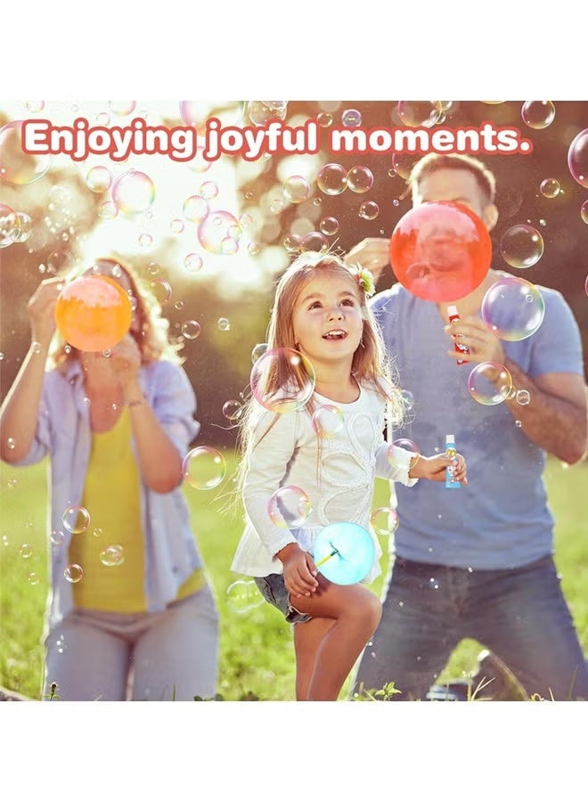 Arabest 20PCS Blow Plastic Bubbles Toy Set, Large Bubble Balloons Bubble Blowing Products Collection Kid-Friendly Bubble Blowing Toys for Kids Outside Party Birthday Gift Toddler Outdoor Toys(Random Number of Each Color) - Image 4