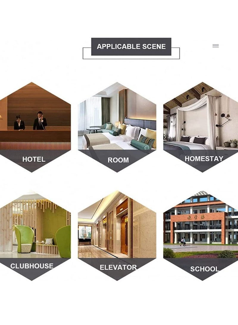 Y&D Corded Phone Landline, Wall Mountable, Handsets Answering Machine Supports Mute/Pause/Hold/Reset/Flash/Redial Functions for Home Hotel Office Bank Call Center - Image 4