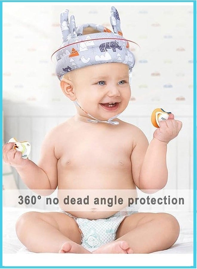 Gonice Baby Helmet for Crawling Walking Baby Head Protector - Head Protection for Infant Baby No Bumps and Soft Cushion Safety Headguard I Toddler Inflatable Helmets 1-2 Years Old, 6-12 Months - Image 5